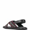 Alexander McQueen cross strap sandals