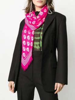 Alexander McQueen skull print shawl