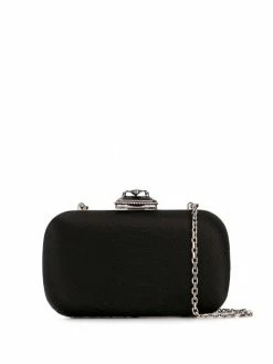 Alexander McQueen embellished spider box clutch
