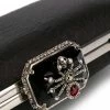 Alexander McQueen embellished spider box clutch