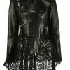 Alexander McQueen lace peplum biker jacket