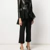 Alexander McQueen lace peplum biker jacket