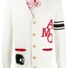 Alexander McQueen intarsia-knit V-neck cardigan