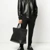 Alexander McQueen lambskin zipped bomber jacket
