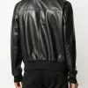 Alexander McQueen lambskin zipped bomber jacket