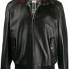 Alexander McQueen lambskin zipped bomber jacket
