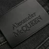 Alexander McQueen dragon patch slim-fit jeans