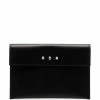 Alexander McQueen studded leather envelope clutch
