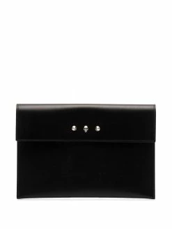 Alexander McQueen studded leather envelope clutch