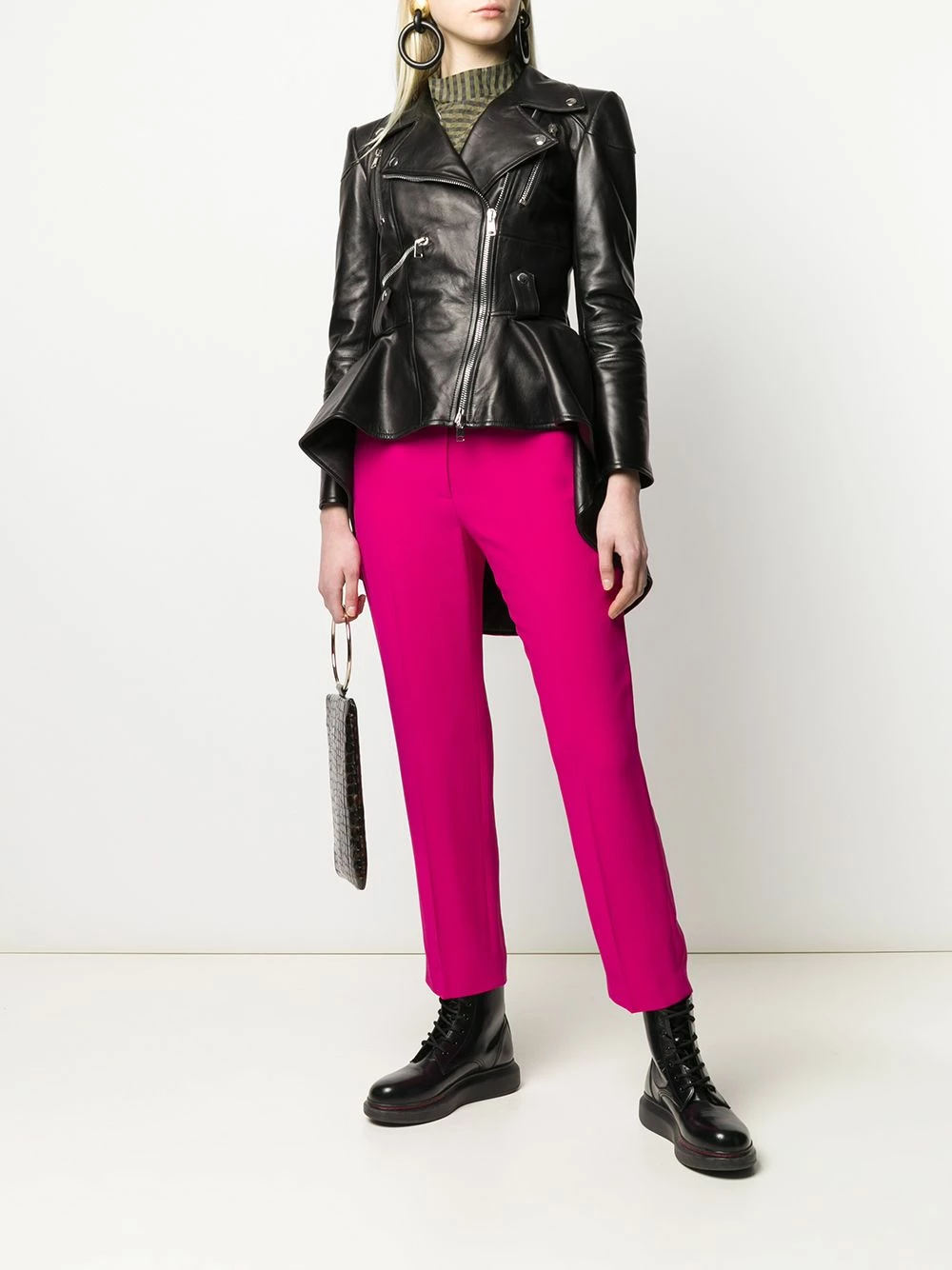 Alexander McQueen Straight cropped trousers 2 Alexander McQueen straight cropped trousers