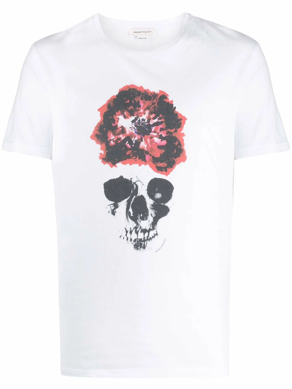 Alexander McQueen Graphic skull print T shirt 1 Alexander McQueen graphic skull print T-shirt
