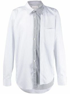 Alexander McQueen striped layered shirt