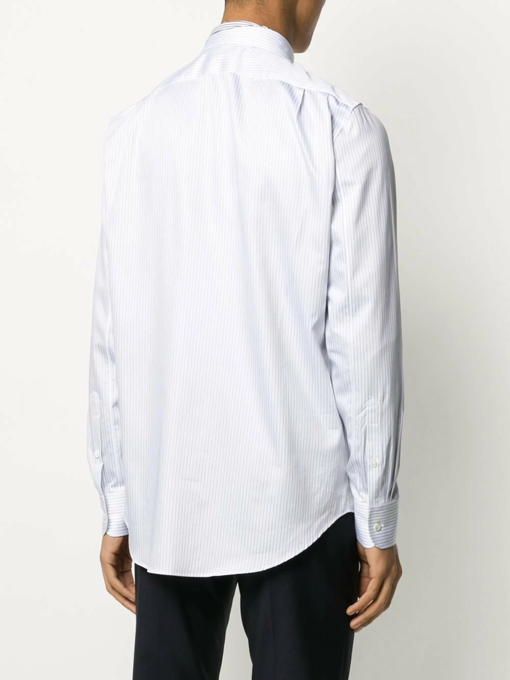 Alexander McQueen Striped layered shirt 4 Alexander McQueen striped layered shirt