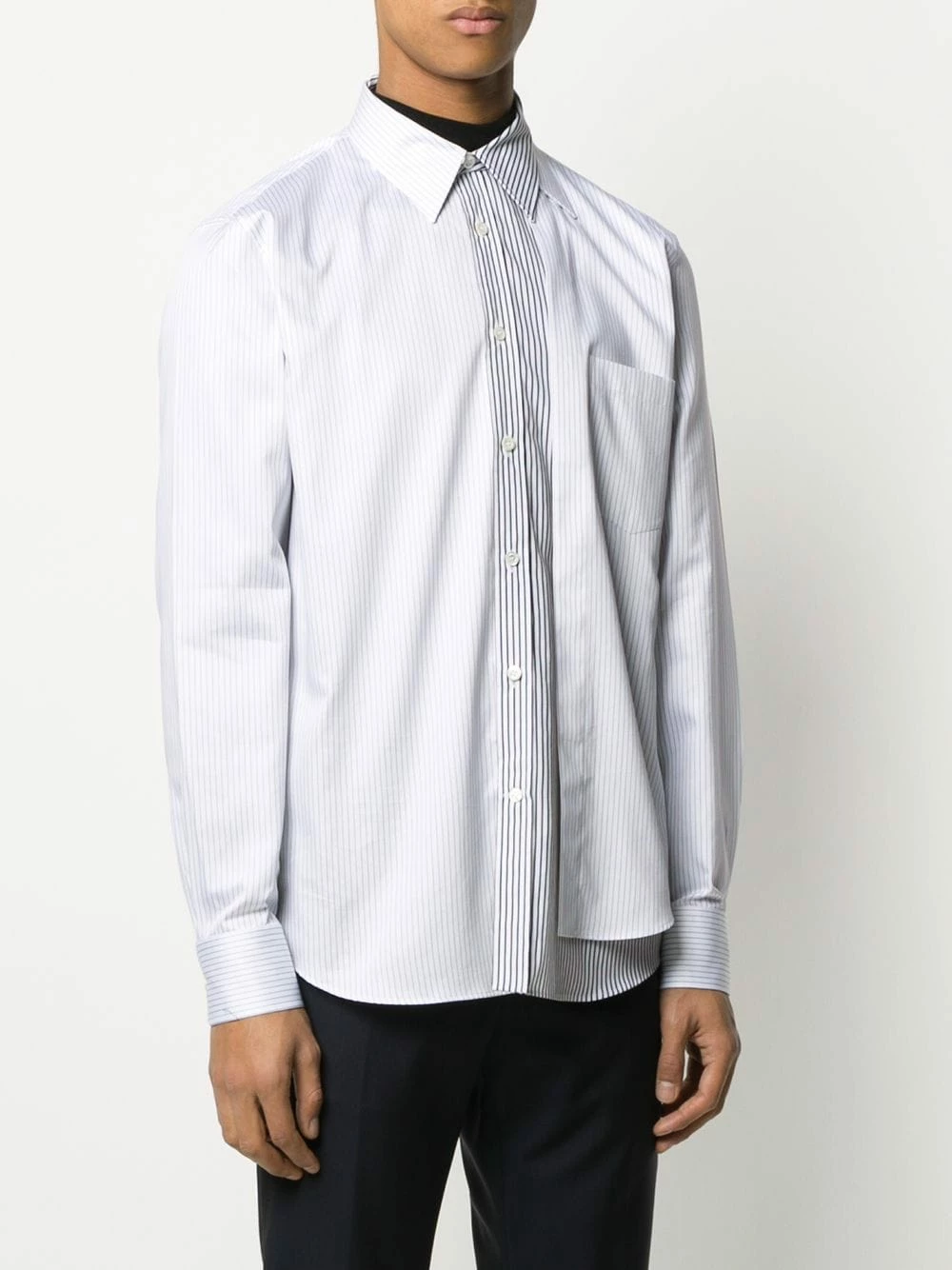 Alexander McQueen Striped layered shirt 3 Alexander McQueen striped layered shirt