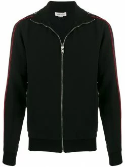 Alexander McQueen logo tape track jacket