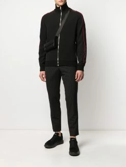 Alexander McQueen logo tape track jacket