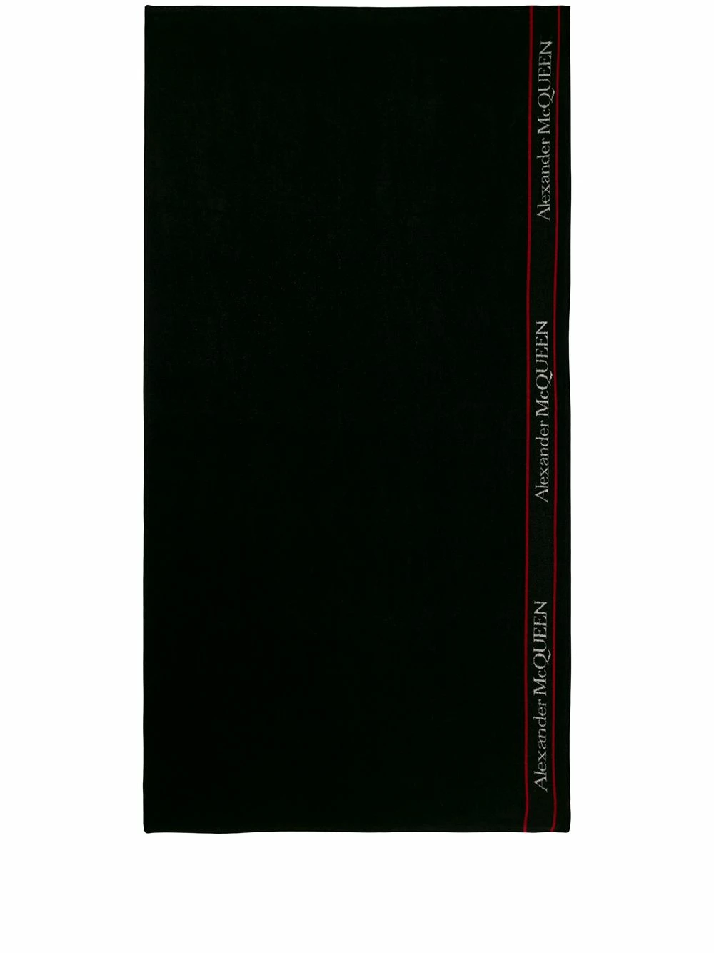 Alexander McQueen Jacquard logo beach towel 3 Alexander McQueen jacquard logo beach towel