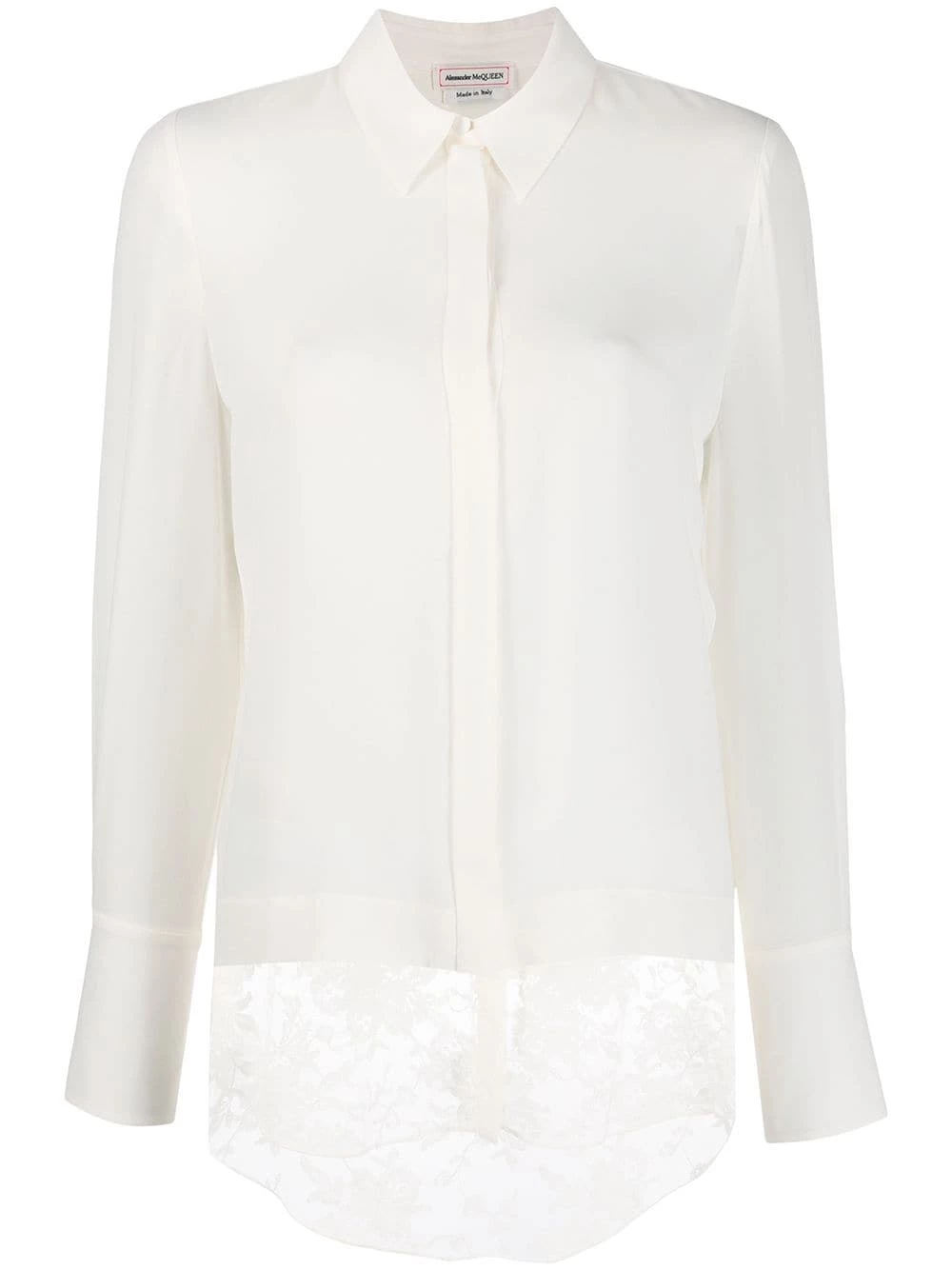 Alexander McQueen Lace detail blouse 1 Alexander McQueen lace detail blouse