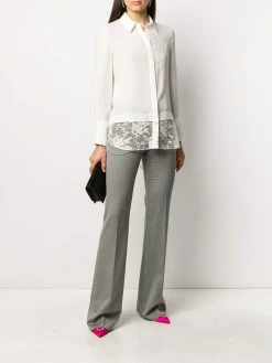 Alexander McQueen lace detail blouse