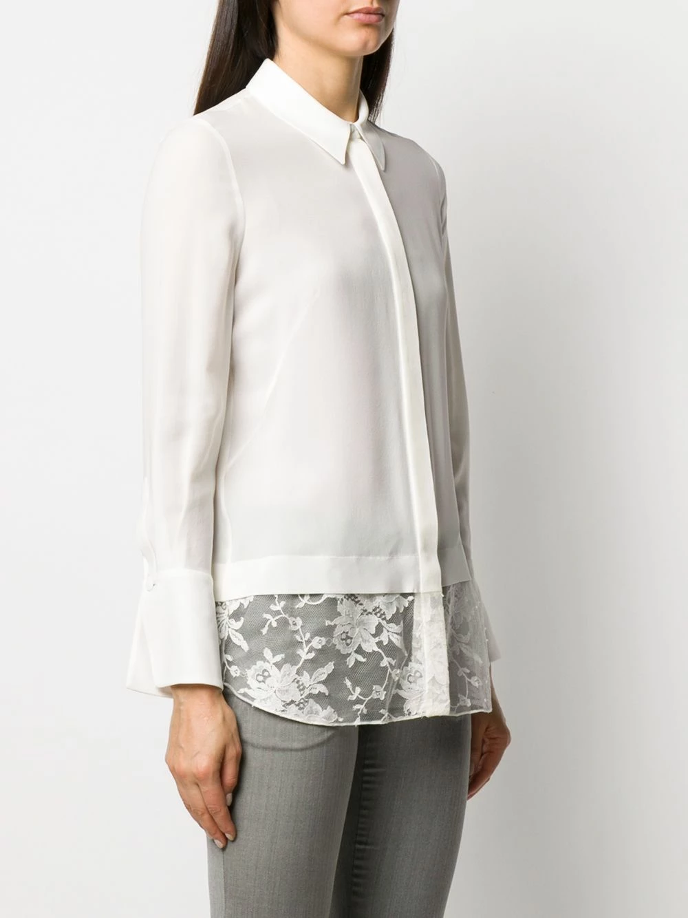 Alexander McQueen Lace detail blouse 3 Alexander McQueen lace detail blouse