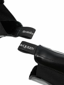 Alexander McQueen leather chelsea boots