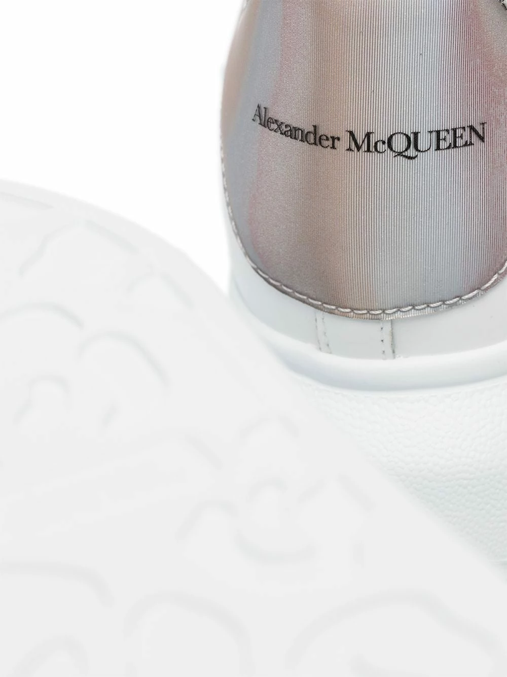 Alexander McQueen Metallic oversized leather sneakers 4 Alexander McQueen metallic oversized leather sneakers