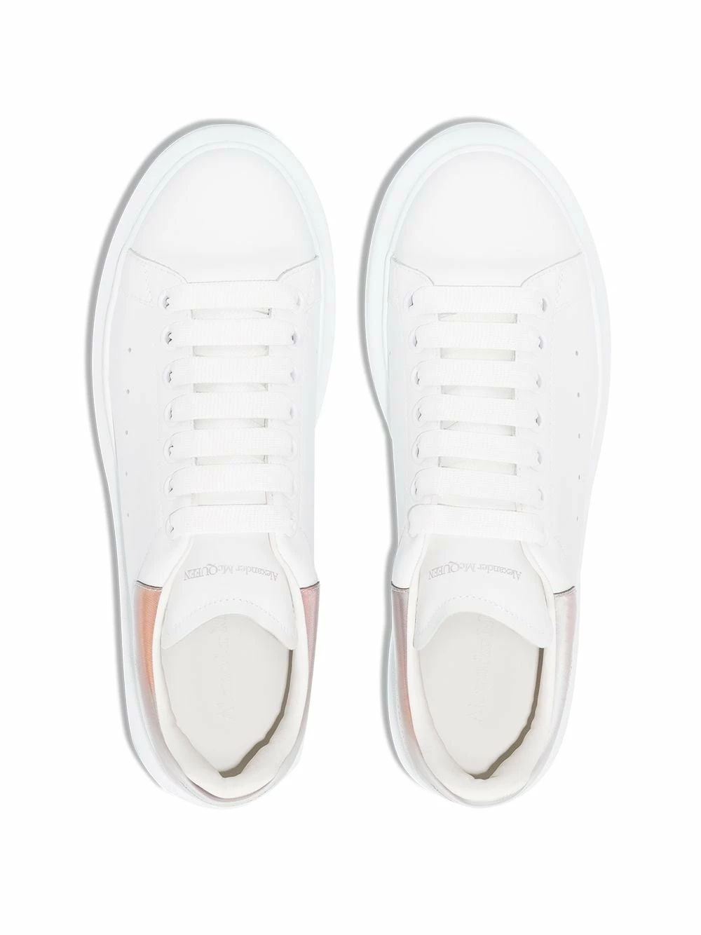 Alexander McQueen Metallic oversized leather sneakers 5 Alexander McQueen metallic oversized leather sneakers