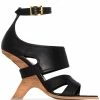 Alexander McQueen No.13 105 wedge leather sandals