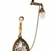 Alexander McQueen charm seal droplet ear cuff