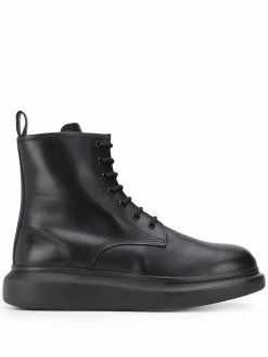 Alexander McQueen oversized lace-up ankle boots