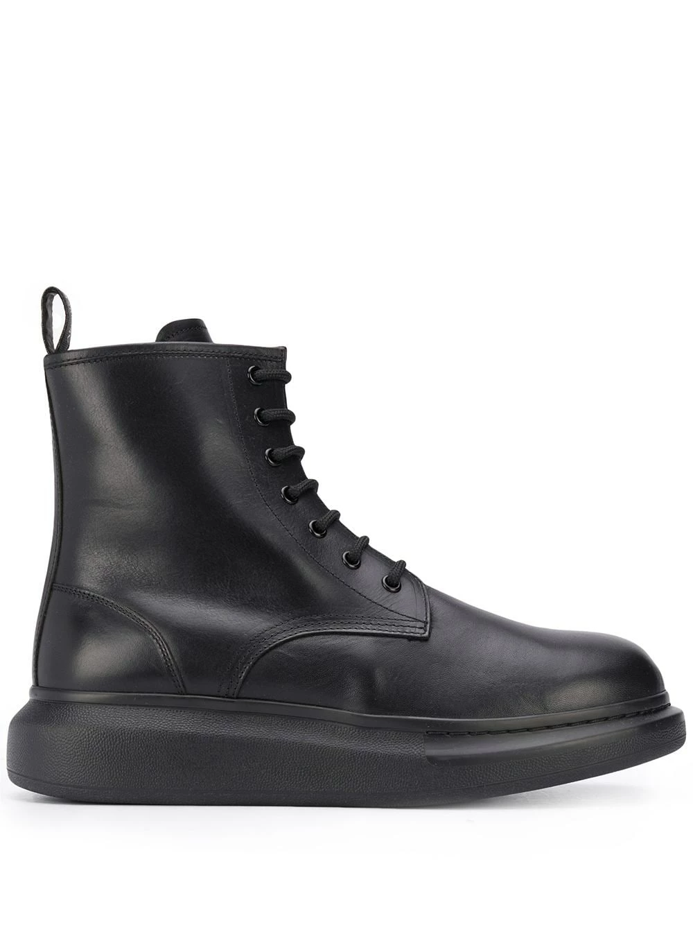 Alexander McQueen Oversized lace up ankle boots 1 Alexander McQueen oversized lace-up ankle boots