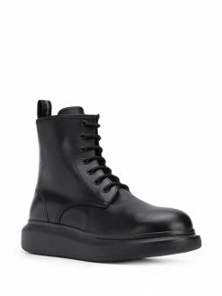Alexander McQueen oversized lace-up ankle boots
