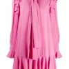 Alexander McQueen tie-neck ruffle dress