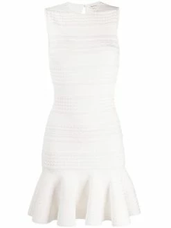 Alexander McQueen scalloped knitted dress