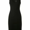 Alexander McQueen bow-embellished pencil dress