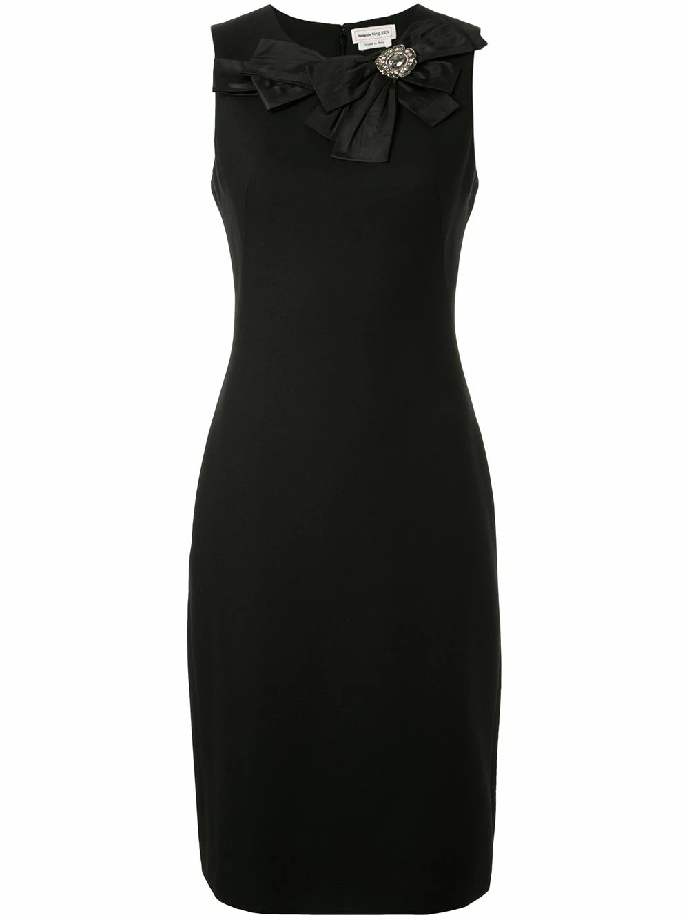 Alexander McQueen Bow embellished pencil dress 1 Alexander McQueen bow-embellished pencil dress