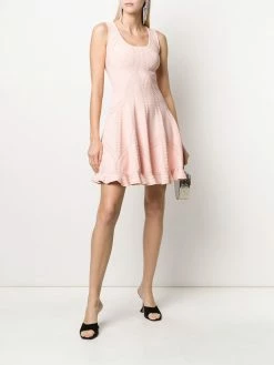 Alexander McQueen flared knit dress
