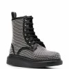 Alexander McQueen studded lace-up ankle boots