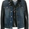 Alexander McQueen hybrid denim biker jacket