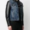Alexander McQueen hybrid denim biker jacket