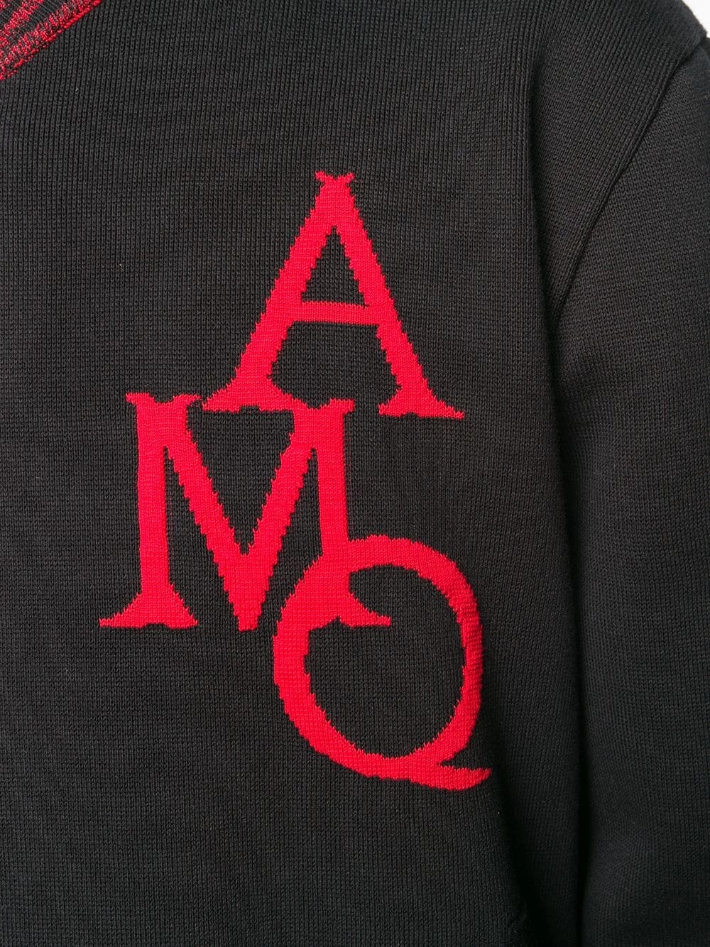 Alexander McQueen Skull intarsia bomber jacket 5 Alexander McQueen skull intarsia bomber jacket