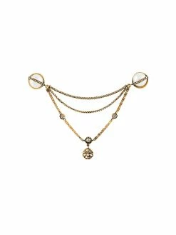 Alexander McQueen crystal brooch