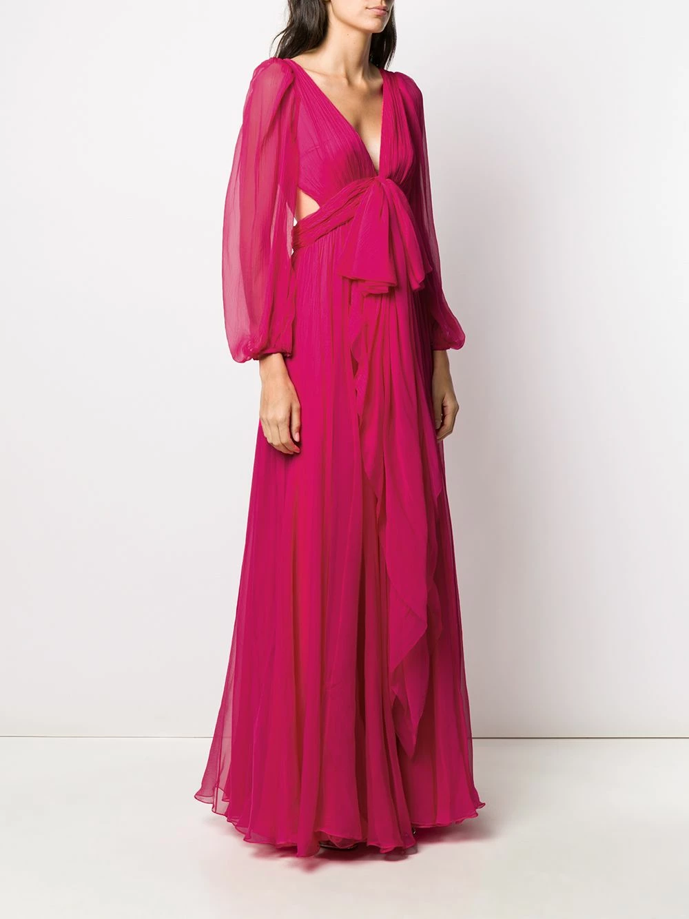 Alexander McQueen Bow detail evening gown 3 Alexander McQueen bow detail evening gown