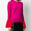 Alexander McQueen flared-sleeve knit jumper