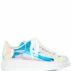 Alexander McQueen Oversized holographic-effect sneakers