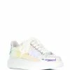Alexander McQueen Oversized holographic-effect sneakers