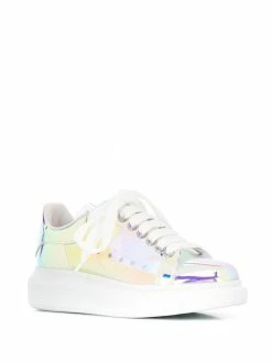 Alexander McQueen Oversized holographic-effect sneakers
