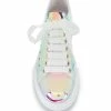 Alexander McQueen Oversized holographic-effect sneakers