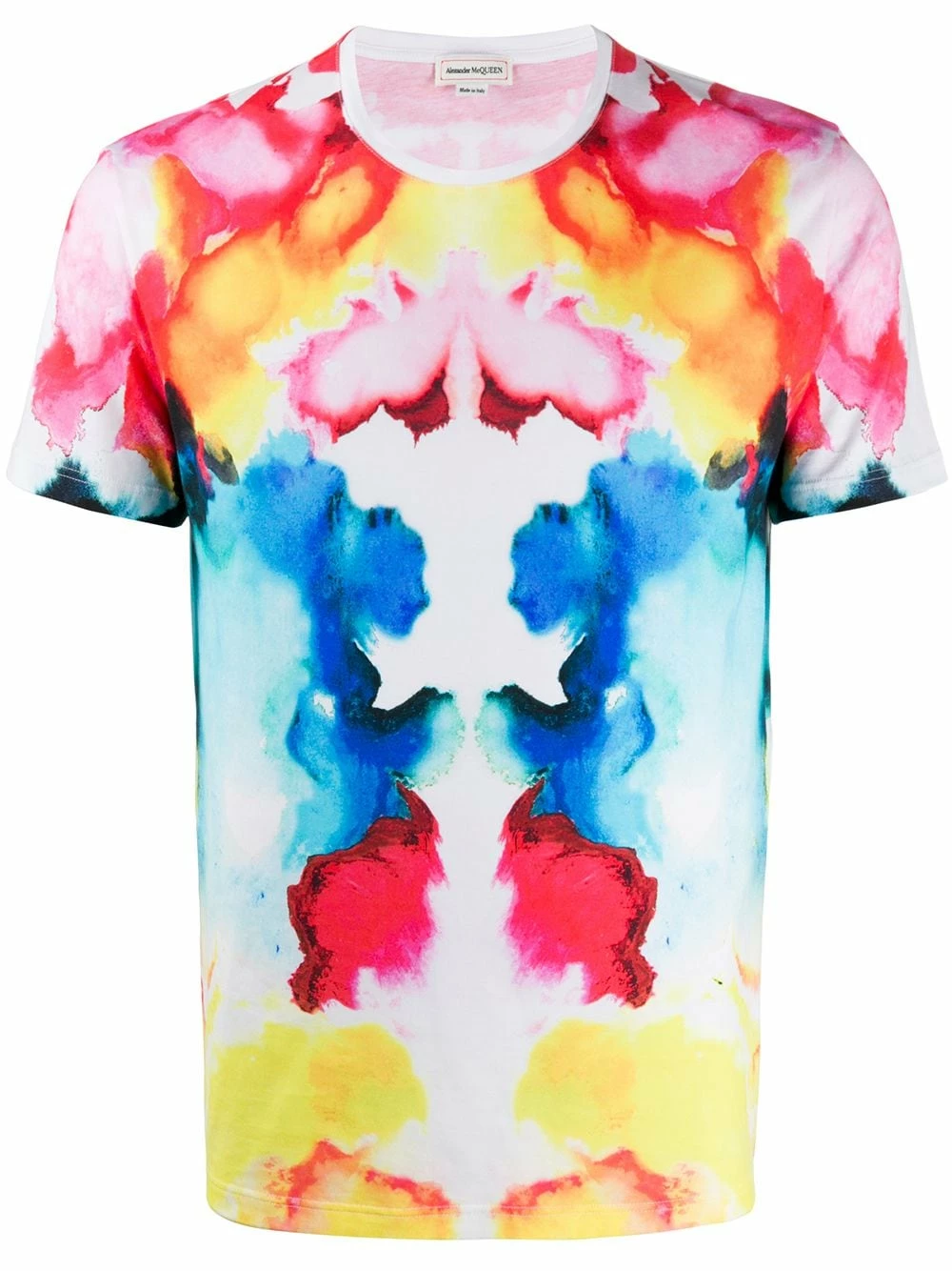 Alexander McQueen Tie dye print T shirt 1 Alexander McQueen tie-dye print T-shirt