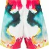 Alexander McQueen watercolour effect swim shorts